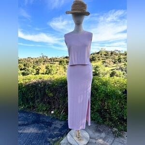 NWT House of Harlow 1960 Rib Knit top &skirt sets